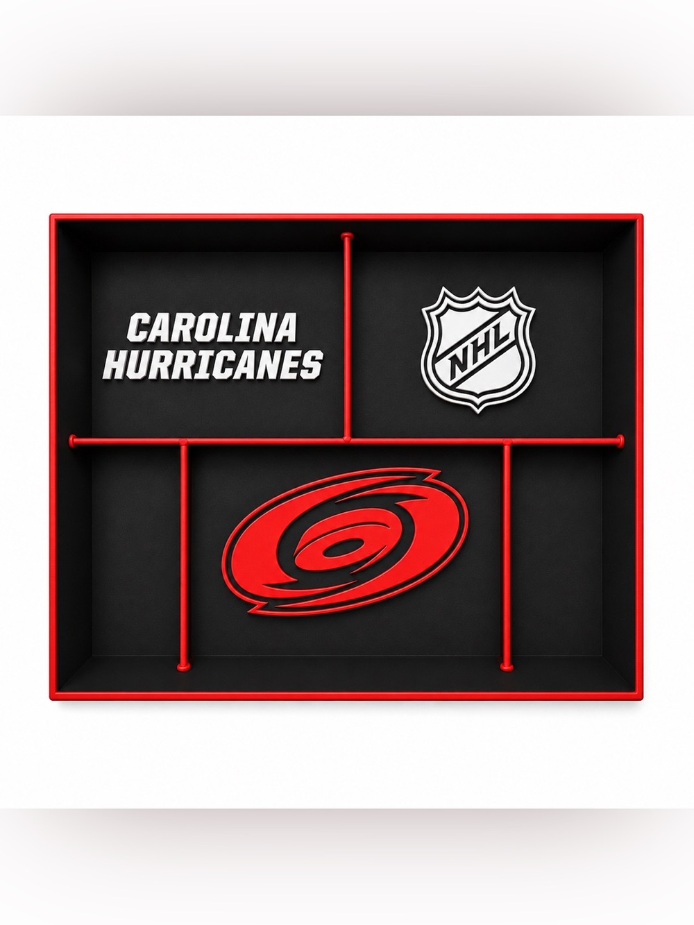 Carolina Hurricanes NHL Pocket Dump Tray - For Keys, Wallet, Money, Etc